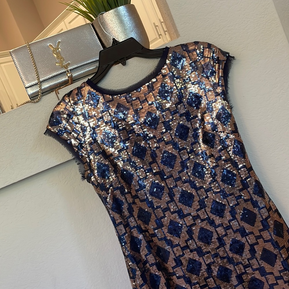 💜 Vince Camuto Dress sequins cocktail dress Party dress iso - Picture 8 of 17